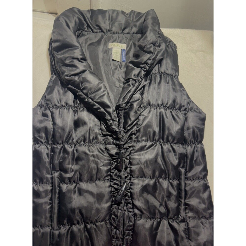 Orvis Puffer Vest Jacket Womens Size Medium Polyester Passport